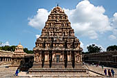 The great Chola temples of Tamil Nadu - The Airavatesvara temple of Darasuram. The Vimana. 